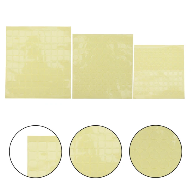 3 hojas cintas de doble cara para arte en uñas cintas para mostrar arte en uñas tira adhesiva para uñas