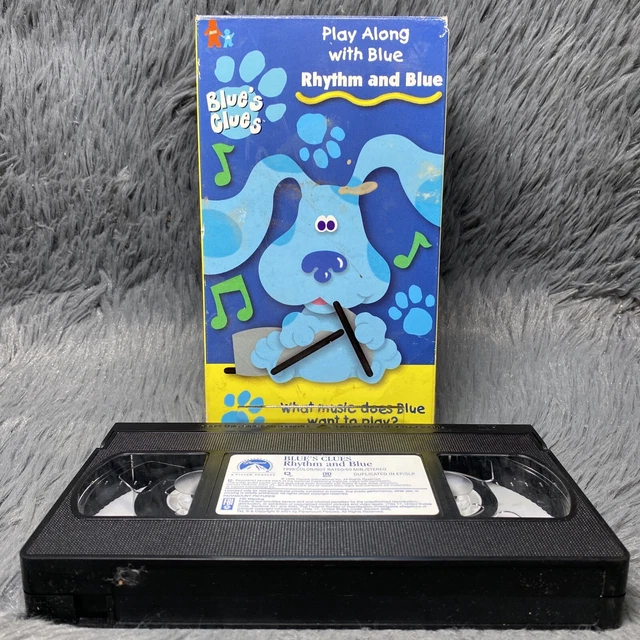 Nick Jr Blue S Clues Rhythm Blue Vhs Videoband Nickel vrogue.co