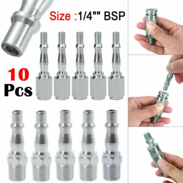 AIRLINE HOSE FITTINGS Compressor Plug Connector 1/4 