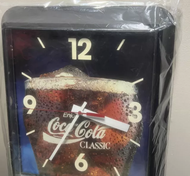 Vintage Coca Cola Wall Clock Impact International Plastic New Old Stock Cup 2