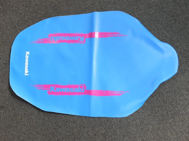 2003-09 KAWASAKI KX 125- 250 ALL BLACK STANDARD GRIPPER SEAT COVER Enjoy Mfg #60 - View #5