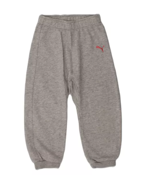 PUMA Girls Tracksuit Trousers Joggers 3-4 Years Grey UU14