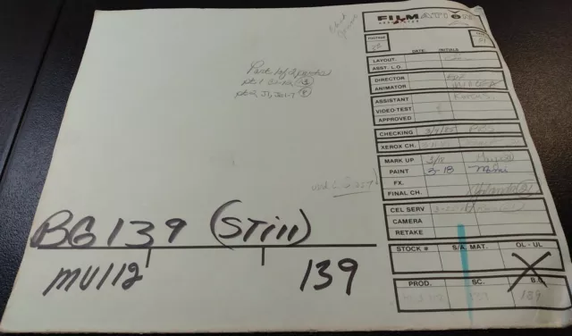 VINTAGE HE-MAN ANIMATION CELS ART FILMATION MOTU PP SHE-RA Folder art lot F1