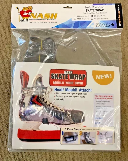 Nash Hockey Skate Wraps | Skate Fenders Shot Blockers Custom Molded Lexan Wrap