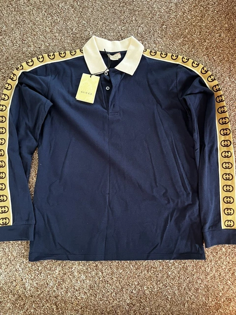 Polo Gucci Bambini Blu Taglia Età 12