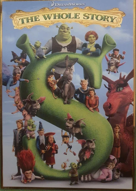 Shrek Library SHREK. THE WHOLE Story. 4 Movie Collection. DVDs £8.99 - PicClick UK