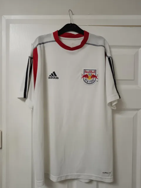 New York Red Bulls 2010 Adidas MLS Football Shirt Size Small
