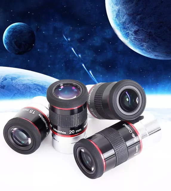 Skyoptikst 1.25'' 68° Ultra wide angle 6/9/15/20 mm SWA eyepiece for telescope