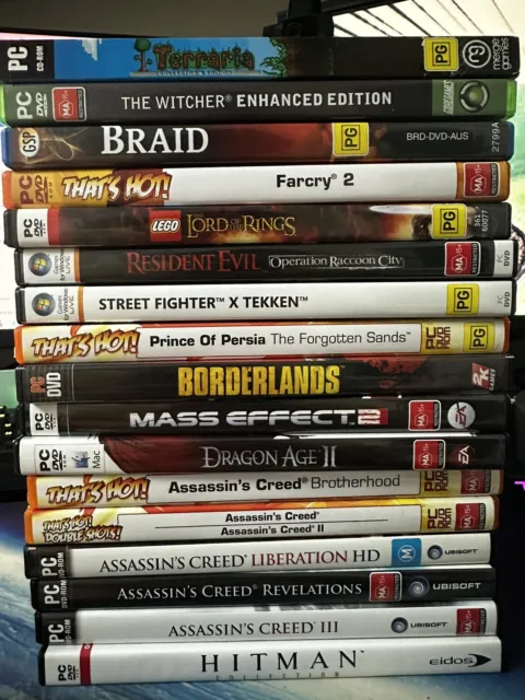 PC Games in their cases - choose from listing