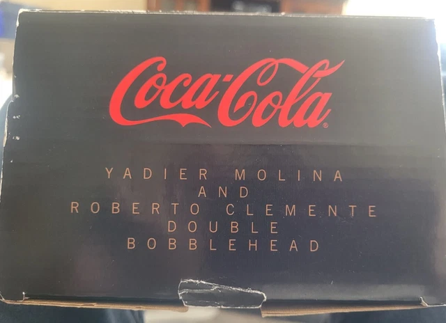 Yadier Molina Roberto Clemente Award Double Bobble Head Cardinals Sga Coca Cola