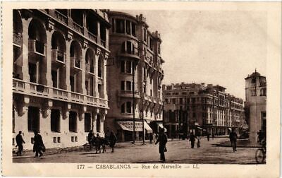 CPA AK MAROC CASABLANCA - Rue de Marseille (219715)
