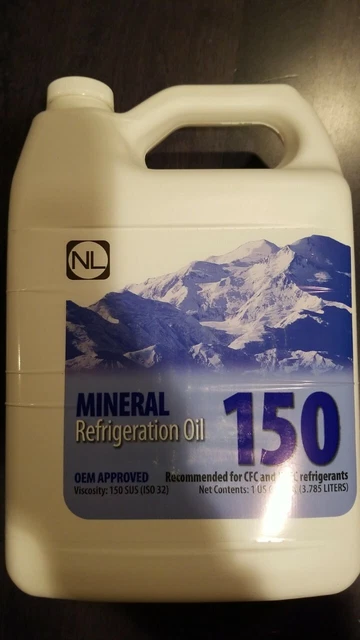 New 1 Gallon NL Mineral Refrigeration Oil 150 SUS Viscocity