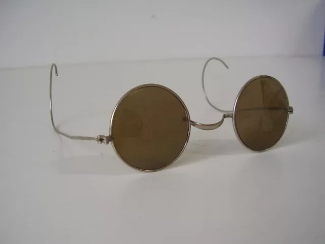 2 WK Originale Sonnenbrille Pilot / DAK / Gebirgsjäger / Süd Front vor 1945