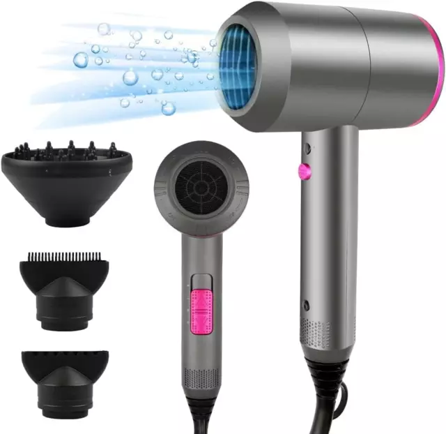 Asciugacapelli Ionico Phone per Capelli Professionale Ioni 2000W AC Motore Profe