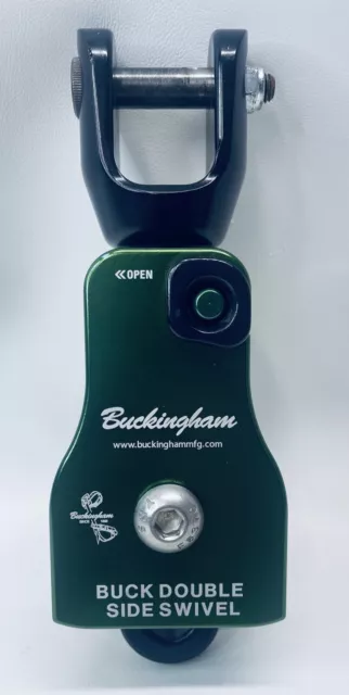 Buckingham 50072B2 Clevis Top Dual Buck Side Swivel Used Free S&H