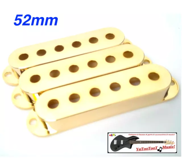 New Covers STRAT 52mm Gold for Guitar STRATOCASTER