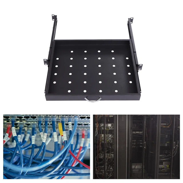 19" Server Cabinet Case Drawer Frame 1U Wall Mount Rack Mount Key Lockable new