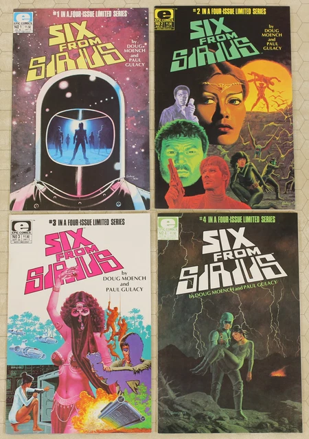 SIX FROM SIRIUS #1 - 4 Complete Set (1984) NM (Marvel EPIC Comics)
