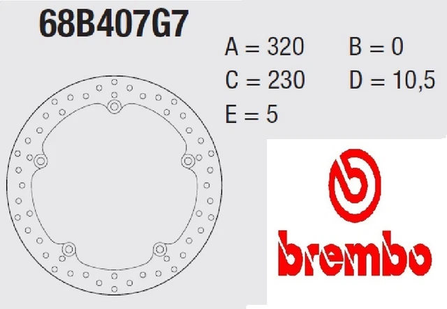 Brembo Remschijf BMW R 1200 GS - NR1 Motor