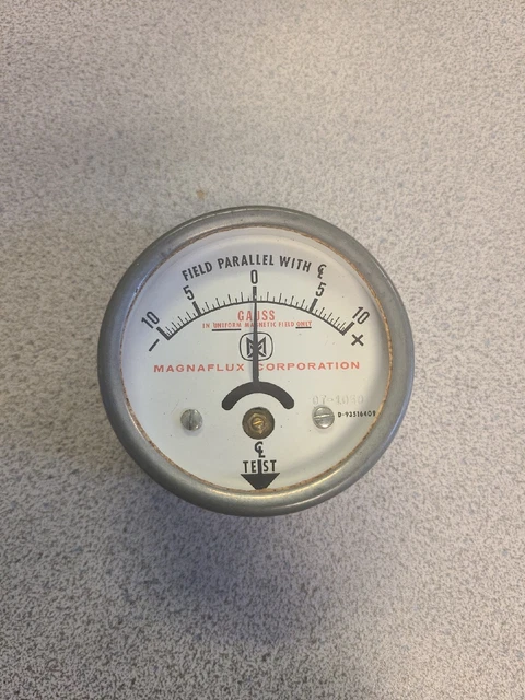 Annis model 25 magnetometer 0-10 used same as magnaflux one Annis model 25 magnetometer 0-10 used same as magnaflux one