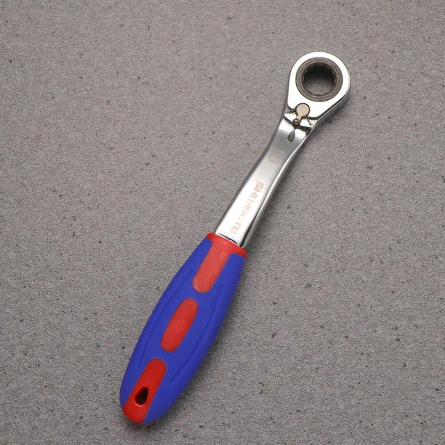 Chiave a vite 10 mm strumento chiave a cricchetto senza fili a due vie