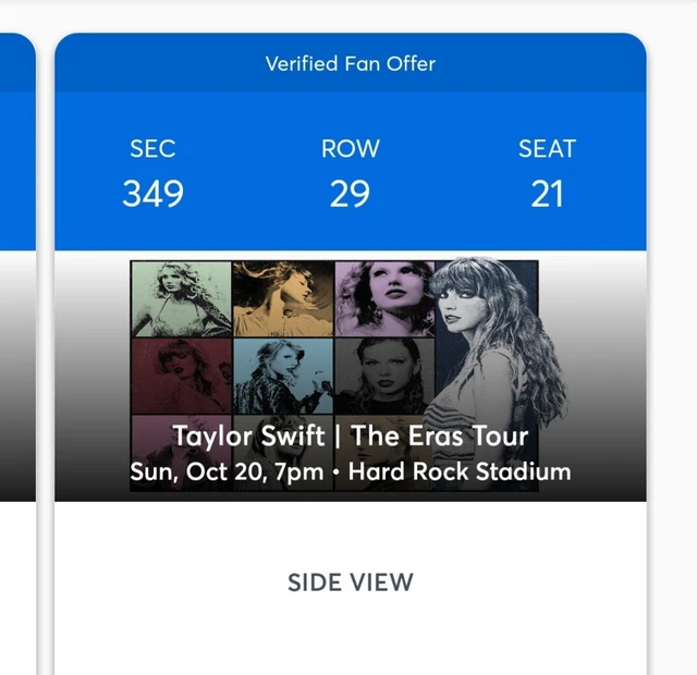 Taylor Swift Hard Rock Stadium 2025 Alix Seline