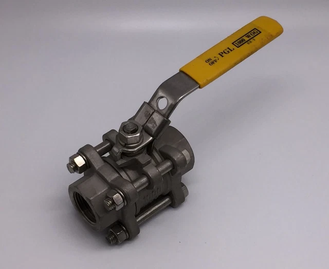 Pgl 1000Wog-1In Wog Stainless Steel Ball Valve With Handle