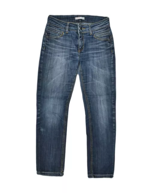 LIU JO Womens Slim Jeans W28 L26 Navy Blue Cotton FF10