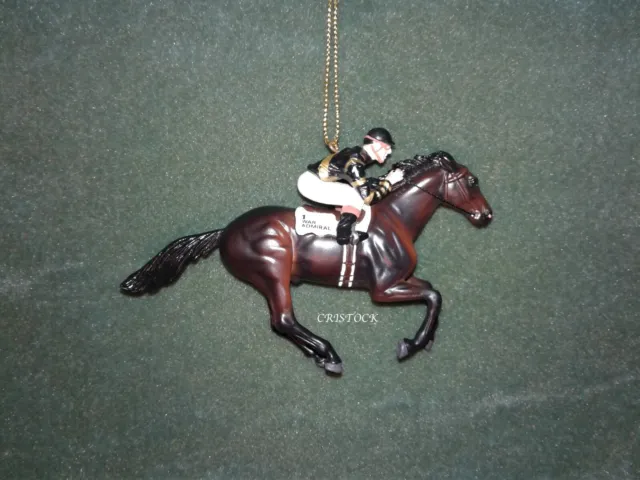 Breyer Race Horse Christmas Ornament   War Admiral   Kentucky Derby -- Fast Ship