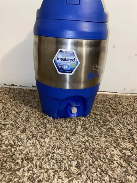 Bubba Keg mega 128oz Blue Stainless Steel Plastic Insulated Drink Cooler
