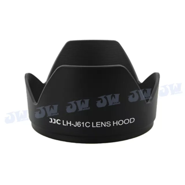 JJC Black Lens hood for OLYMPUS Zuiko Digital ED 14-42mm M.Zuiko 14-150mm LH-61C