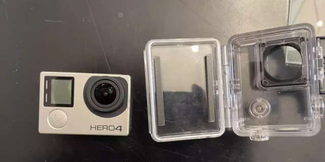 GoPro HERO4 Action Camera - Silver with case