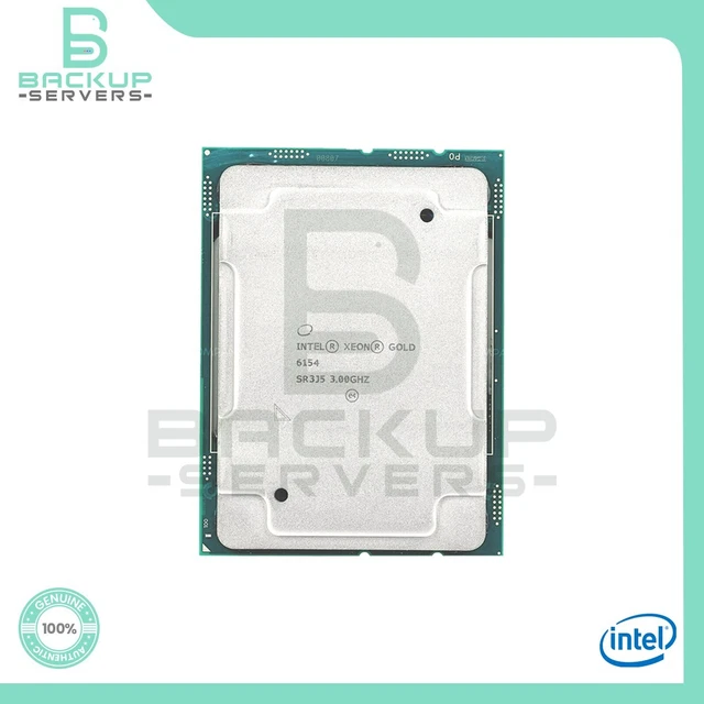 Intel Xeon Gold 6154 Processor – 18 Cores 3GHz 24.75MB LGA3647 (SR3J5) Used