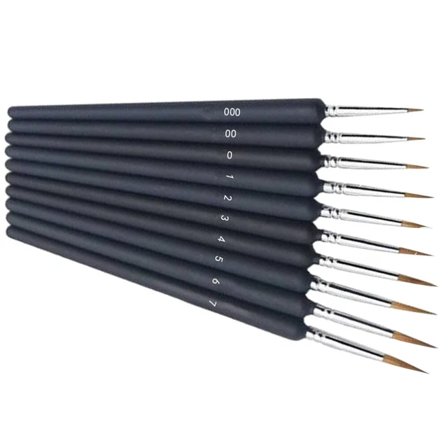 10Pcs Liner Malerei Hause Leichte Zeichnung Pinsel Für Zeichnung Künstler