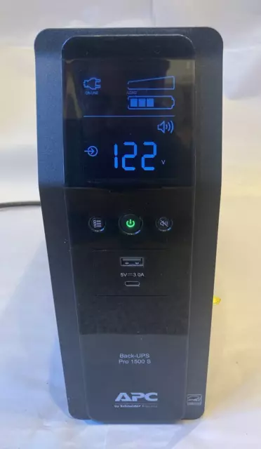 APC Back-UPS Pro 1500 S (BR1500MS) 10-Outlet Battery Backup with Surge Protector