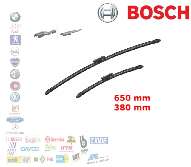 Kit 2Pz Spazzole Tergicristallo Gomma Bosch 3397007466 Aerotwin 65 38 Cm Am466S