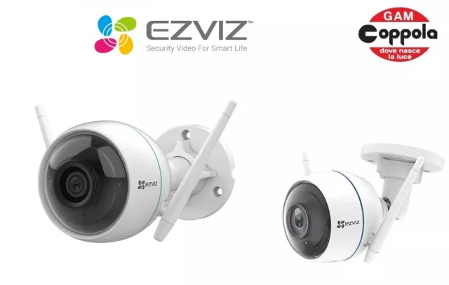 Telecamera Videosorveglianza Smart Wi-Fi Con Sirena & Strobo Ezviz Cs-Cv310 C3W