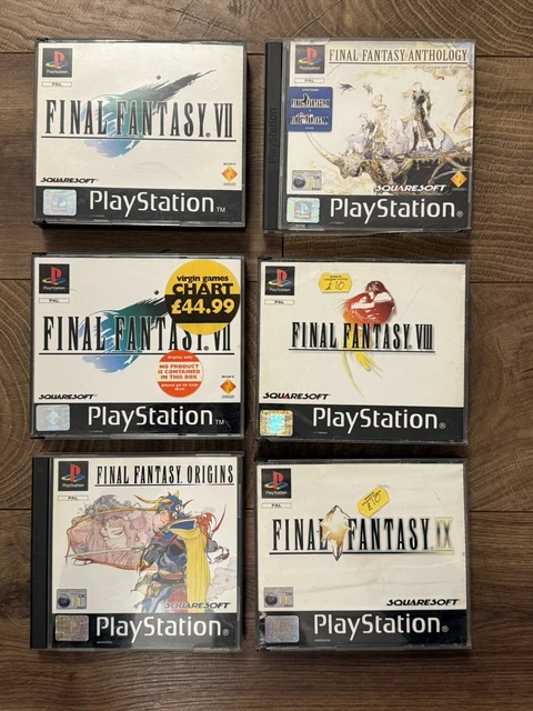 FINAL FANTASY PS1 Bundle - Origins / Anthology / VII / VIII / IX £121. ...