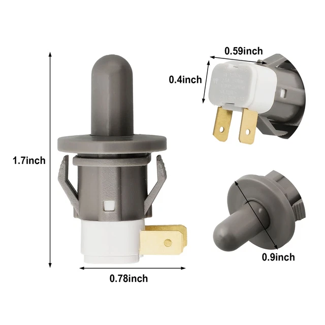 Achetez en gros Interrupteur De Porte De Réfrigérateur Blanc Noir 2pin Achetez en gros Interrupteur De Porte De Réfrigérateur Blanc Noir 2pin