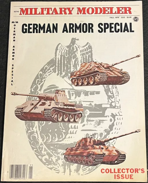 Military Modeler Magazine Fall 1979 German Armor Special Collector's Issue VG!