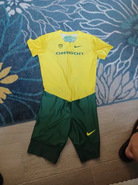 Nike Oregon Ducks Track & Field Men's sz XL speedsuit singlet Team Issue