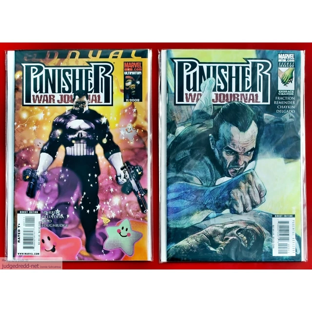 The Punisher # 1 1st Issue and 23 Punisher War Journal  2 Comics  2008 (Lot 2087