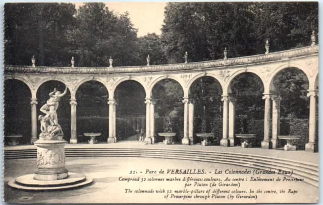 Postcard - Les Colonnades (Grandes Eaux), Parc de Versailles, France
