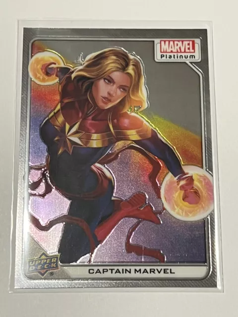 2024 Upper Deck Marvel Platinum CAPTAIN MARVEL #15 Base