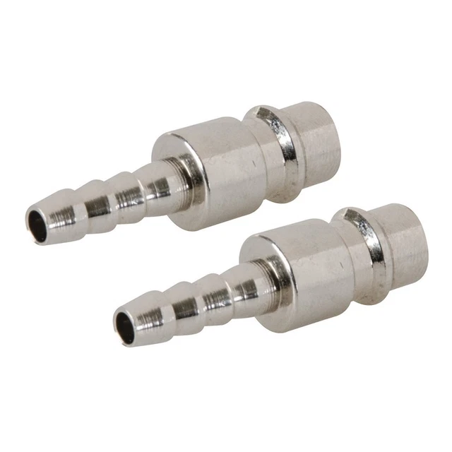 Silverline Euro Air Ligne Extrémité Tuyau Coupleur 2pk 8mm 237782