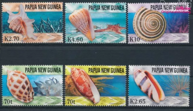 Briefmarken Papua-Neuguinea 2004 Mi 1099-1104 postfrisch Fische (10348008