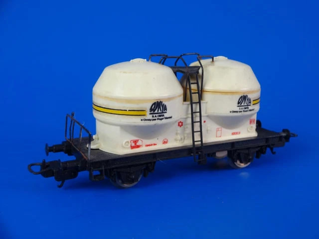 3 Wagons Marchandises Silo à Ciment LIMA - Très Bon état, Avec Boîte D'origine
