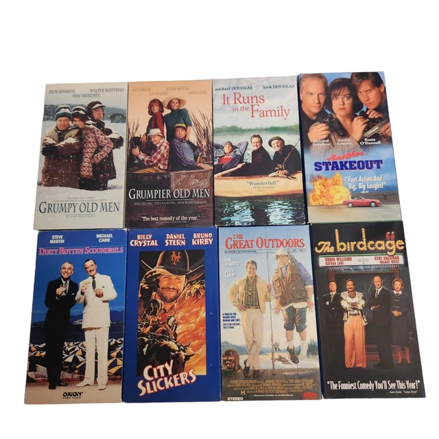 VINTAGE VHS VIDEO Tapes Classic 80s 90s Classic Comedy Movie Movies Lot ...