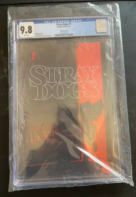 🔥STRAY DOGS #1🔥1:25🔥CGC 9.8 ACETATE COVER🔥Image Comics NM🔥