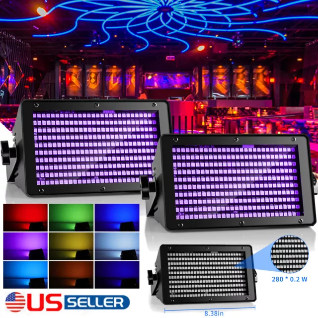 280 LED RGB Light Bar Wall Wash Effect Stage Lighting DMX512 DJ Disco Party Show